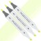 Artfinity Sketch Marker Sets - Set of 3 - Lily White YG1-0, Vibrant, Professional, Dye-Based Alcohol Markers for Artists, Drawing, Travel, & More